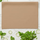 Trend Color - Warme beige keukenhanddoek (Gevouwen)