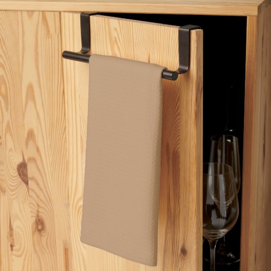 Trend Color - Warme beige keukenhanddoek (Derde Gevouwen)