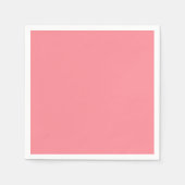 Trend Color - Watermeloen roze papieren servetten (Voorkant)