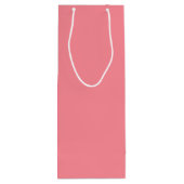 Trend Color - Watermeloen Roze Wijn Gift Bag Wijn Cadeautas (Achterkant)