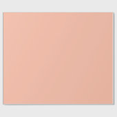 Trend Color - Zachte perzik inpakpapier Roll (Vlak)