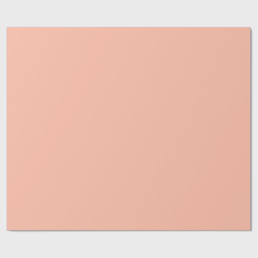 Trend Color - Zachte perzik inpakpapier Roll (Vlak)