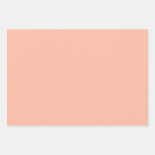 Trend Color - Zachte perzik inpakpapier vellen (Voorkant 2)