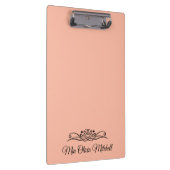 Trend Color - Zachte perzik naam klembord (Rechts)