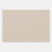 Trend Color - Zachte Taupe Mix Wrapping Papiervell Inpakpapier Vel (Voorkant)