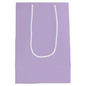 Trend Color - Zachte Violet Custom Medium Gift Bag Cadeauzakje (Achterkant)