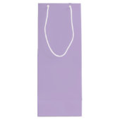 Trend Color - Zachte Violet  geschenktas Wijn Cadeautas (Achterkant)
