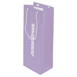 Trend Color - Zachte Violet Wijn Gift Bag Cadeautas