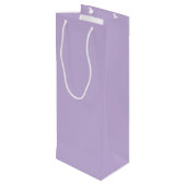 Trend Color - Zachte Violet Wijn Gift Bag Wijn Cadeautas (Achterkant Gekanteld)