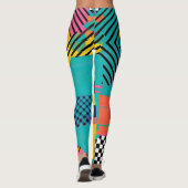 Trend Colorful van 80 jaar Leggings (Achterkant)