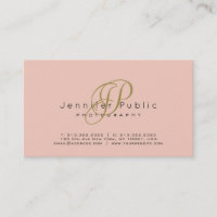Trend Colors Fotografe Sjabloon Monogram