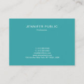 Trend Colors Sjabloon Professional, eenvoudig Visitekaartje (Achterkant)