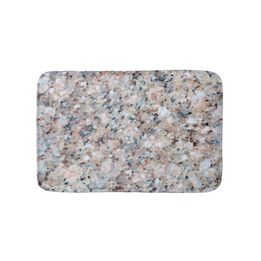 Trend Grey Mauve Pink Marble Granite Patroon Badmat (Voorkant)