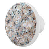 Trend Grey Mauve Pink Marble Granite Patroon Keramische Knop (Rechts)