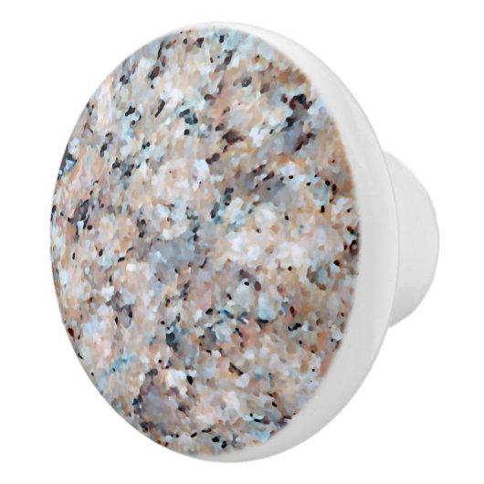 Trend Grey Mauve Pink Marble Granite Patroon Keramische Knop (Rechts)