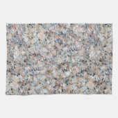 Trend Grey Mauve Pink Marble Granite Patroon Theedoek (Horizontaal)