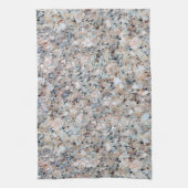 Trend Grey Mauve Pink Marble Granite Patroon Theedoek (Verticaal)