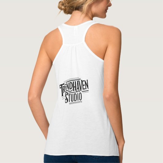 Trend Haven Studio - Stijlvol en uniek grafisch T- Tanktop (Achterkant)