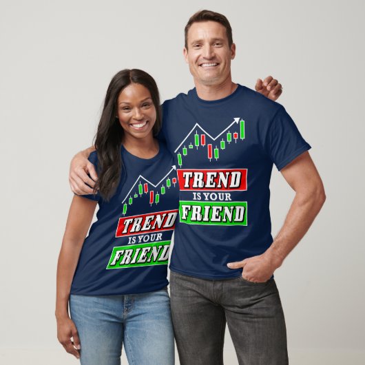 Trend is je Friend Forex of Stock Trader Chart T-shirt (Unisex)