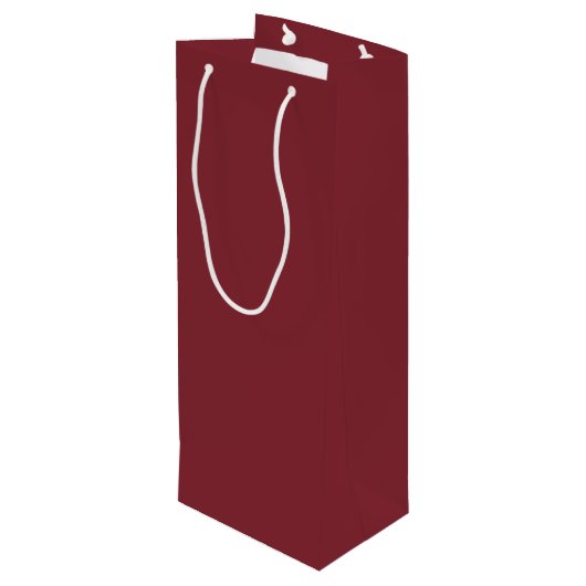 Trend Kleur - Dieprode Wijncadeautas Wijn Cadeautas (Achterkant Gekanteld)