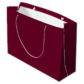 Trend Kleur Donker Bourgogne Grote Gift Bag Groot Cadeauzakje (Achterkant Gekanteld)