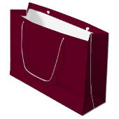 Trend Kleur Donker Bourgogne Grote Gift Bag Groot Cadeauzakje (Voorkant Gekanteld)