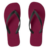 Trend Kleur Donker Burgundy Flip Flops (Voetbed)