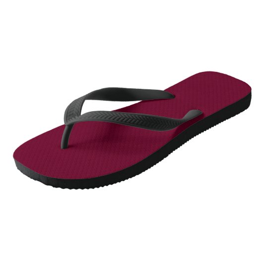 Trend Kleur Donker Burgundy Flip Flops (Schuin)