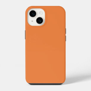 Trend Kleur Fresh Tangerine Minimalistisch iPhone 14 Hoesje