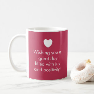 Trend Kleur Levendige Magenta Naam / Positiviteit Koffiemok