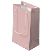 Trend Kleur Licht Roze Gift Bag Klein Cadeauzakje (Achterkant Gekanteld)