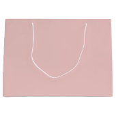 Trend Kleur Licht Roze Grote Gift Bag Groot Cadeauzakje (Voorkant)