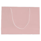 Trend Kleur Licht Roze Grote Gift Bag Groot Cadeauzakje (Achterkant)