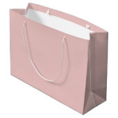 Trend Kleur Licht Roze Grote Gift Bag Groot Cadeauzakje (Achterkant Gekanteld)