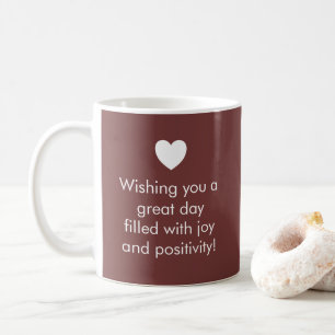 Trend Kleur Mahonie Bruin - Naam / Positiviteit Mo Koffiemok