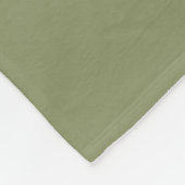 Trend kleur - Reed Green Fleece Deken (Hoek)