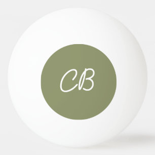 Trend Kleur Reed Groen Monogram Ping Pong Ball