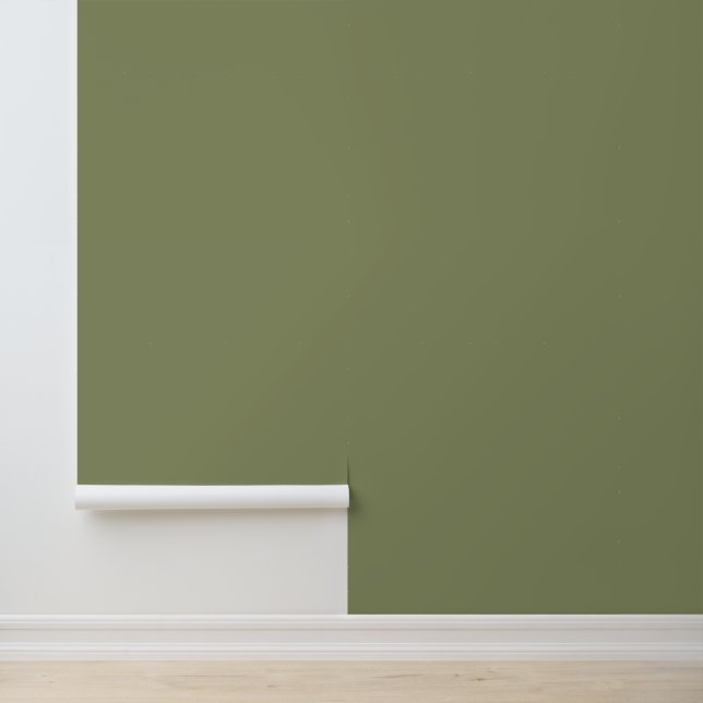 Trend Kleur Riet Groen Minimalistische Behang  (Applicatie)