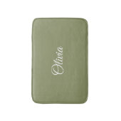 Trend Kleur Rood Groen Aangepaste Badmat (Voorkant Verticaal)