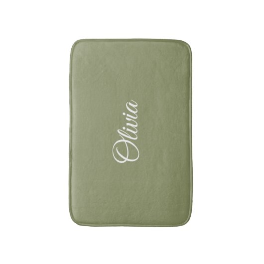 Trend Kleur Rood Groen Aangepaste Badmat (Voorkant Verticaal)