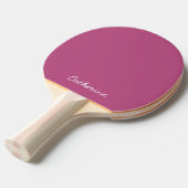 Trend Kleur Roze Paarse Berry Ping Pong Paddle Tafeltennisbatje (Voorkant Gekanteld)