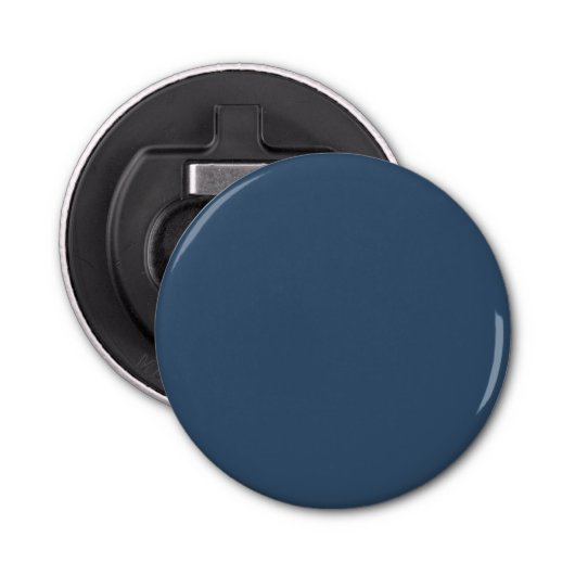 Trend Kleur Serious Blauwe Knoop Flesopener Button Flesopener (Voorkant)