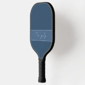 Trend Kleur Serious Blauwe Naam Pickleball Paddle (Links)