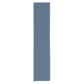 Trend Kleur Serious Blue Korte Tafel Runner Tafelloper (Voorkant)