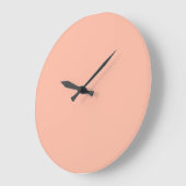 Trend Kleur Soft Peach Grote Wandklok (Hoek)