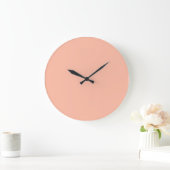Trend Kleur Soft Peach Grote Wandklok (Huis)