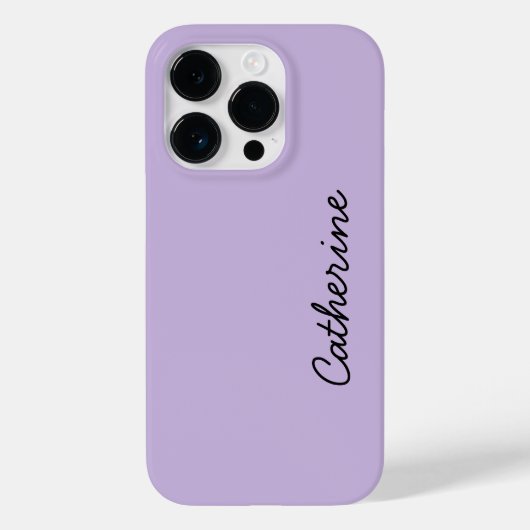 Trend Kleur Soft Violet Naam Case-Mate iPhone Case (Achterkant)