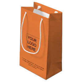 Trend Kleur - Verse Sinaasappel Kleine Logo Cadeau Klein Cadeauzakje