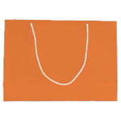 Trend Kleur Verse Tangerine Gift Bag Groot Cadeauzakje (Achterkant)