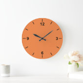 Trend Kleur Verse Tangerine Grote Wandklok (Huis)
